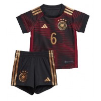 Echipament fotbal Germania Joshua Kimmich #6 Tricou Deplasare Mondial 2022 pentru copii maneca scurta (+ Pantaloni scurti)